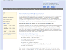 Tablet Screenshot of optical-spokane.com